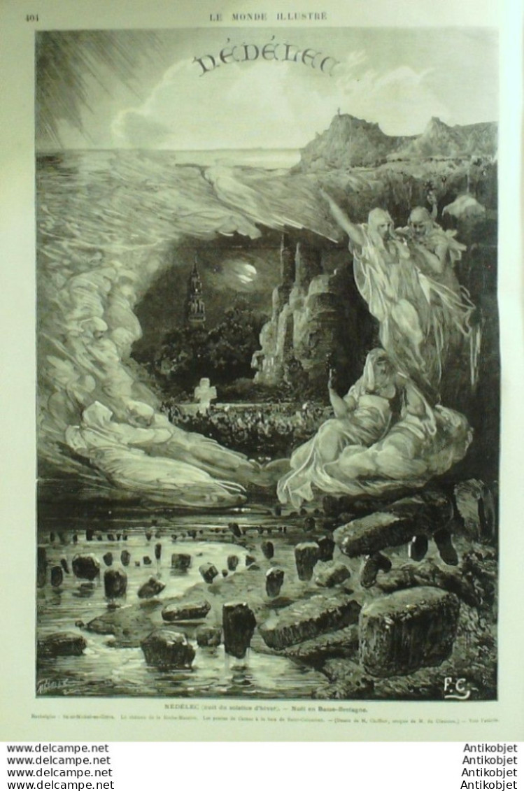 Le Monde Illustré 1874 N°924 Nédélec (29) Berlin Procès D'Arnim Nouvel Opéra - 1850 - 1899
