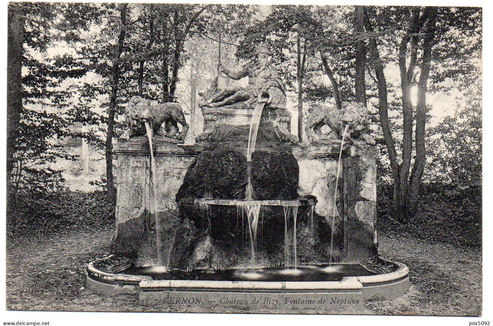 27 / VERNON - Château De Bizy - Fontaine De Neptune - Vernon