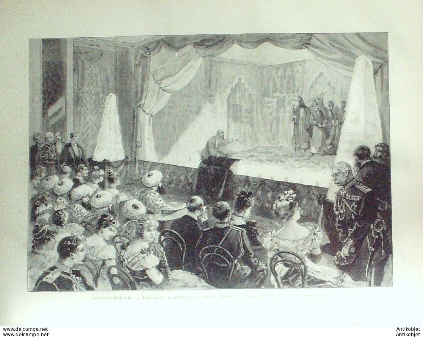 Le Monde Illustré 1893 N°1874 Dahomey Abomey Angleterre Bornemouth Boscombe Towers - 1850 - 1899