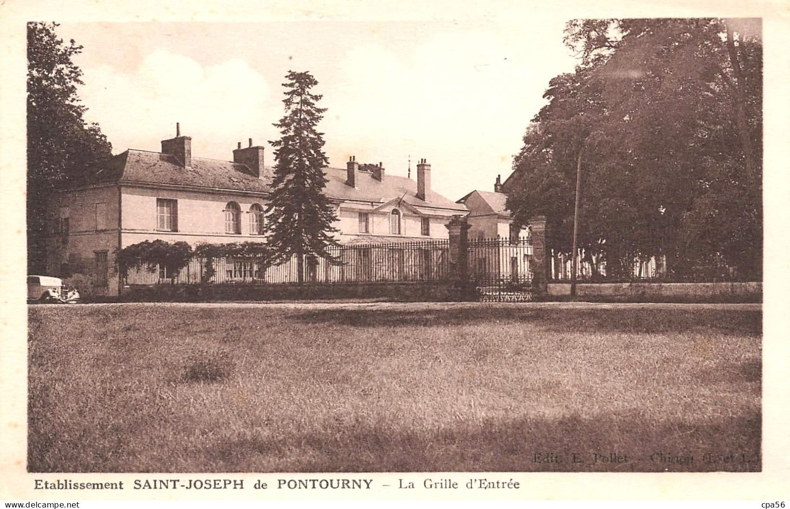 BEAUMONT En VÉRON - établissement SAINT-JOSEPH De PONTOURNY - La Grille D'entrée - VENTE DIRECTE X - Autres & Non Classés