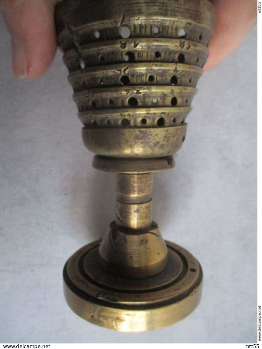 WW 1 Artisanat De Tranchees Travail De Poilu Coquetier Petit Vase Cuivre - 1914-18