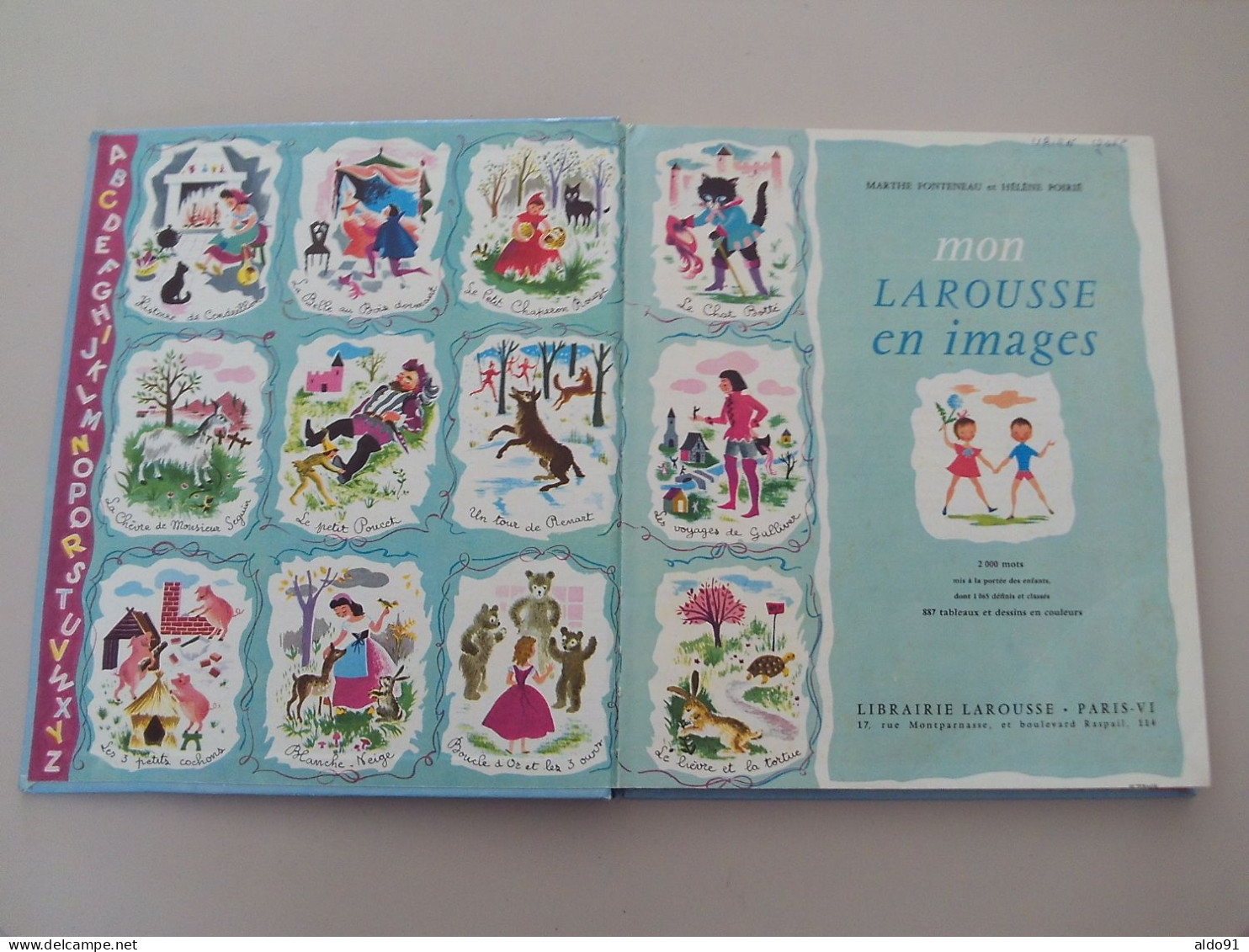 (Librairie LAROUSSE - 1956....) -  Mon Larousse En Images (2000 Mots Mis à La Portée Des Enfants)...voir Scans - Sonstige & Ohne Zuordnung