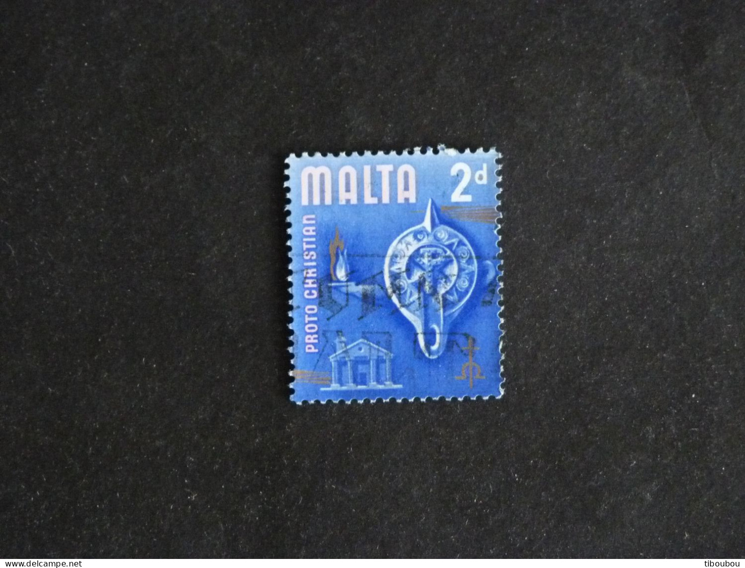 MALTE MALTA YT 306 OBLITERE - LAMPE A HUILE - Malta