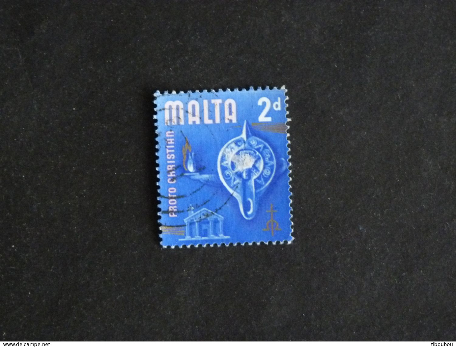 MALTE MALTA YT 306 OBLITERE - LAMPE A HUILE - Malte