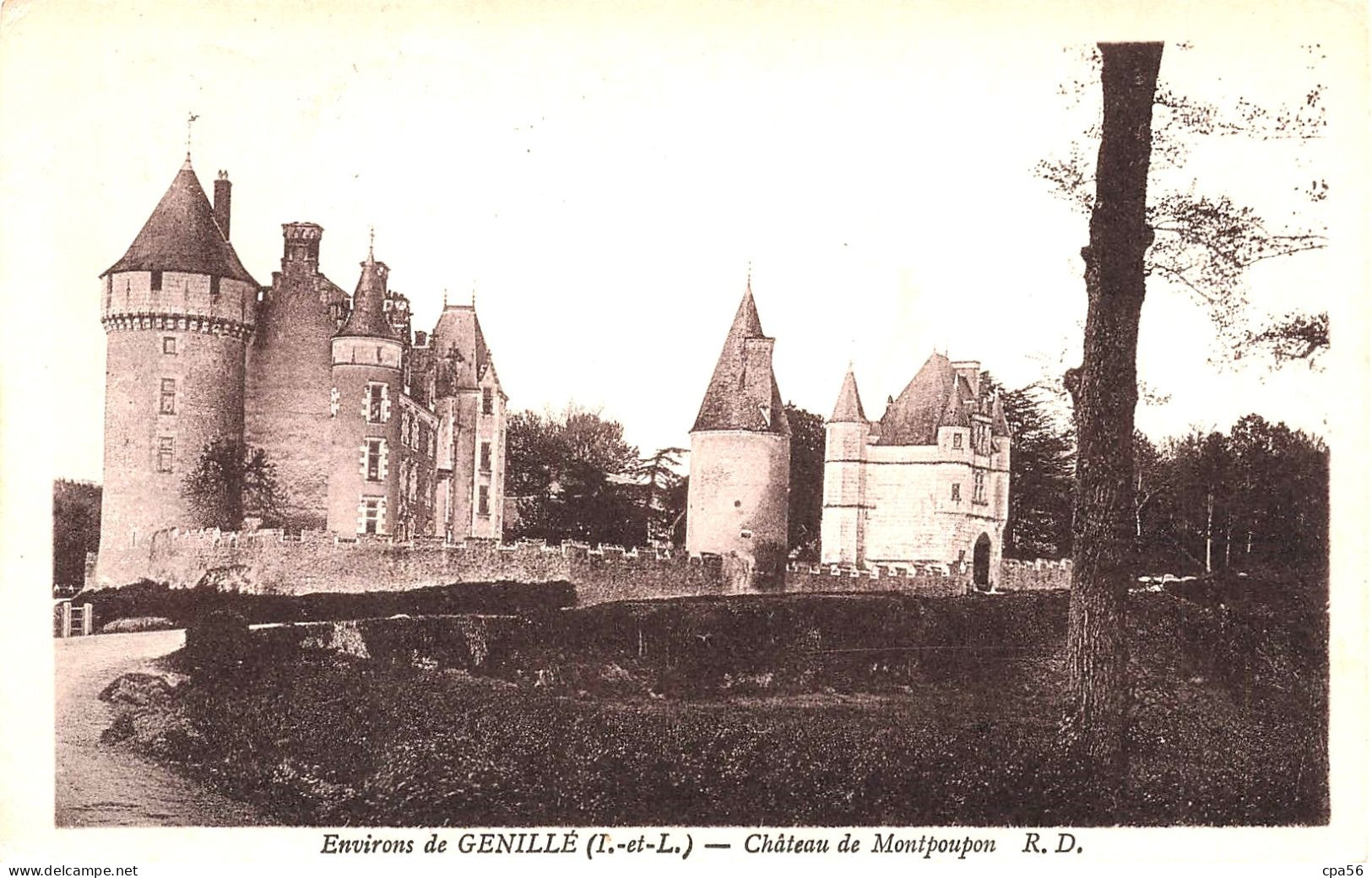 Environs De GENILLÉ ( Château De MONTPOUPON ) - VENTE DIRECTE X - Other & Unclassified