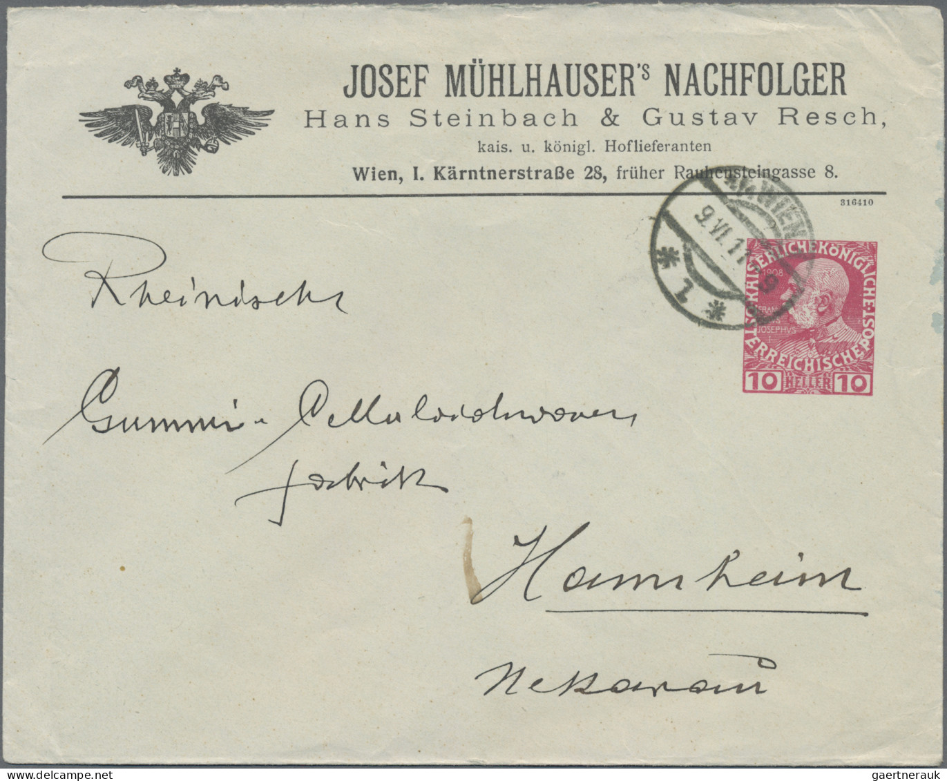Österreich - Privatganzsachen: 1911/1912, 3 Verschiedene Dekorative Ganzsachenum - Autres & Non Classés
