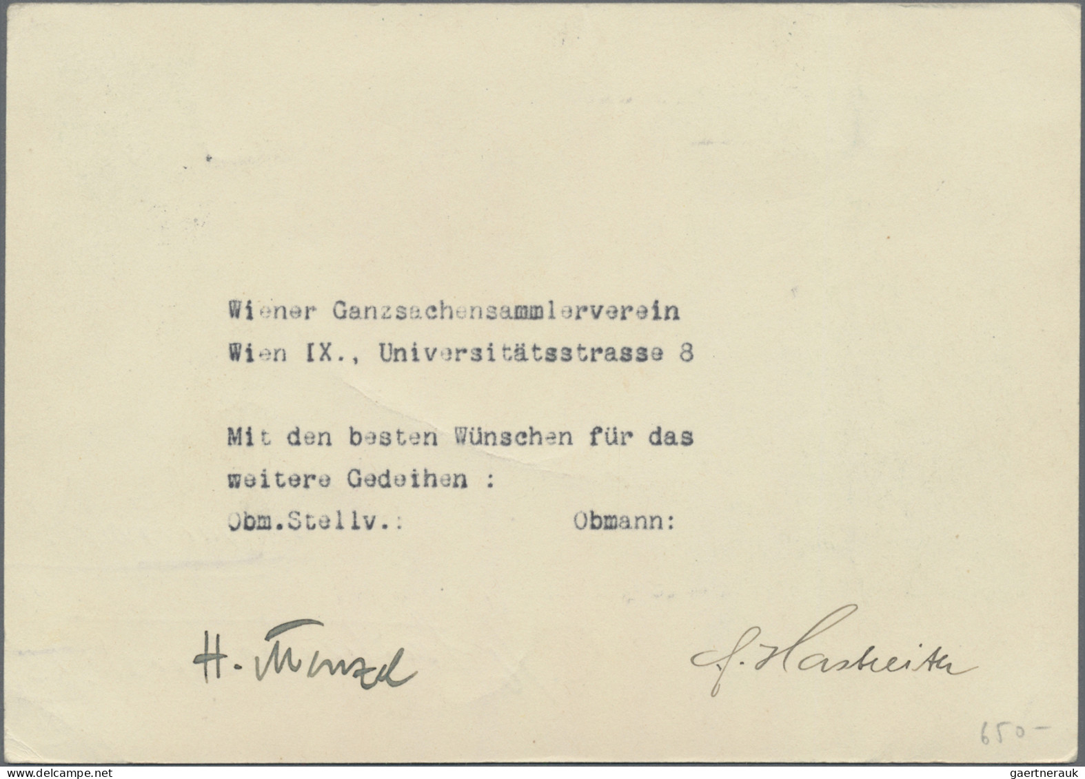 Österreich - Privatganzsachen: 1951/1953, Zwei Gelaufene Privat-Ganzsachenkarten - Sonstige & Ohne Zuordnung