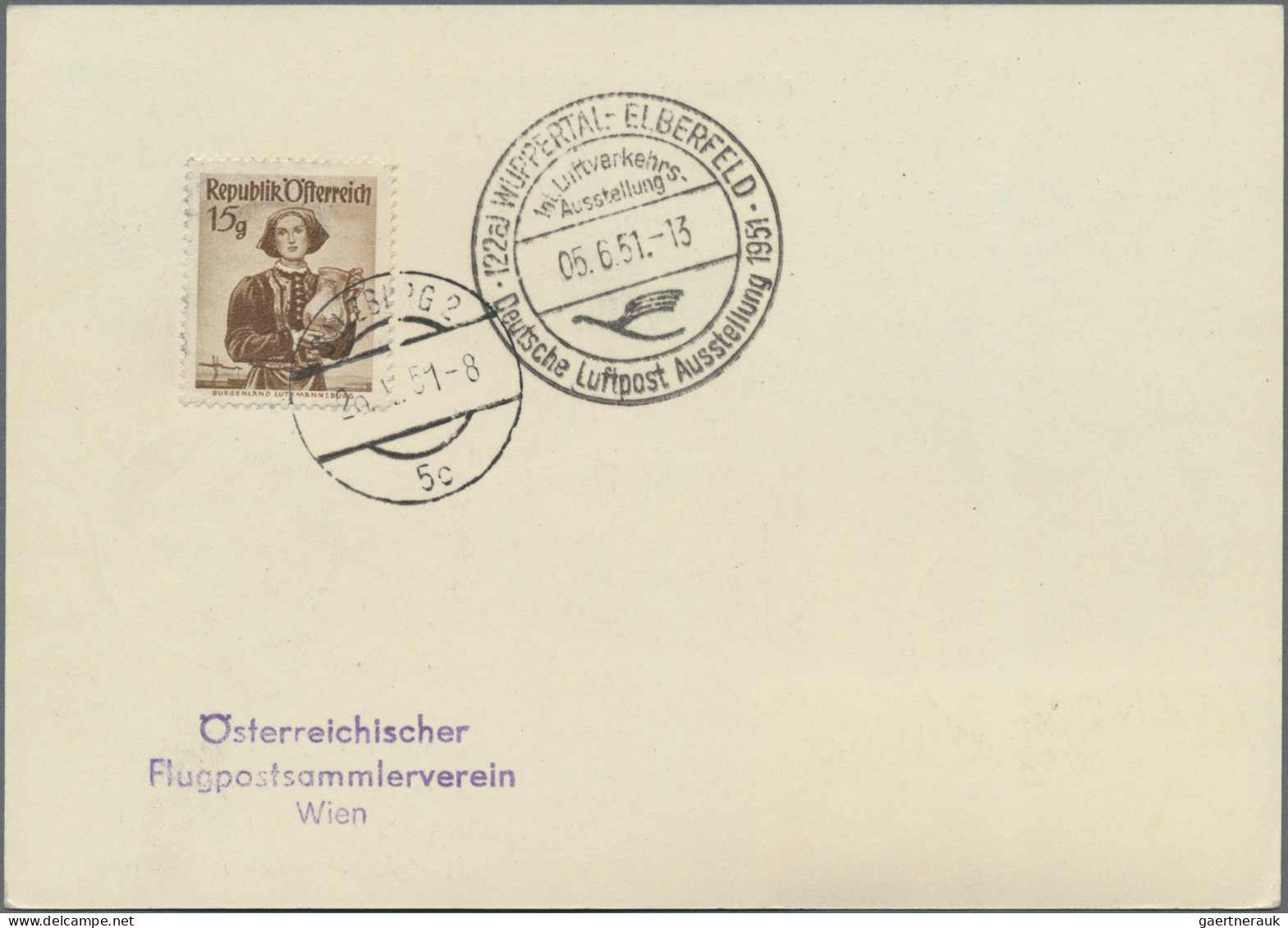 Österreich - Privatganzsachen: 1951, vier Privat-Ganzsachenkarten Trachten 70 Gr