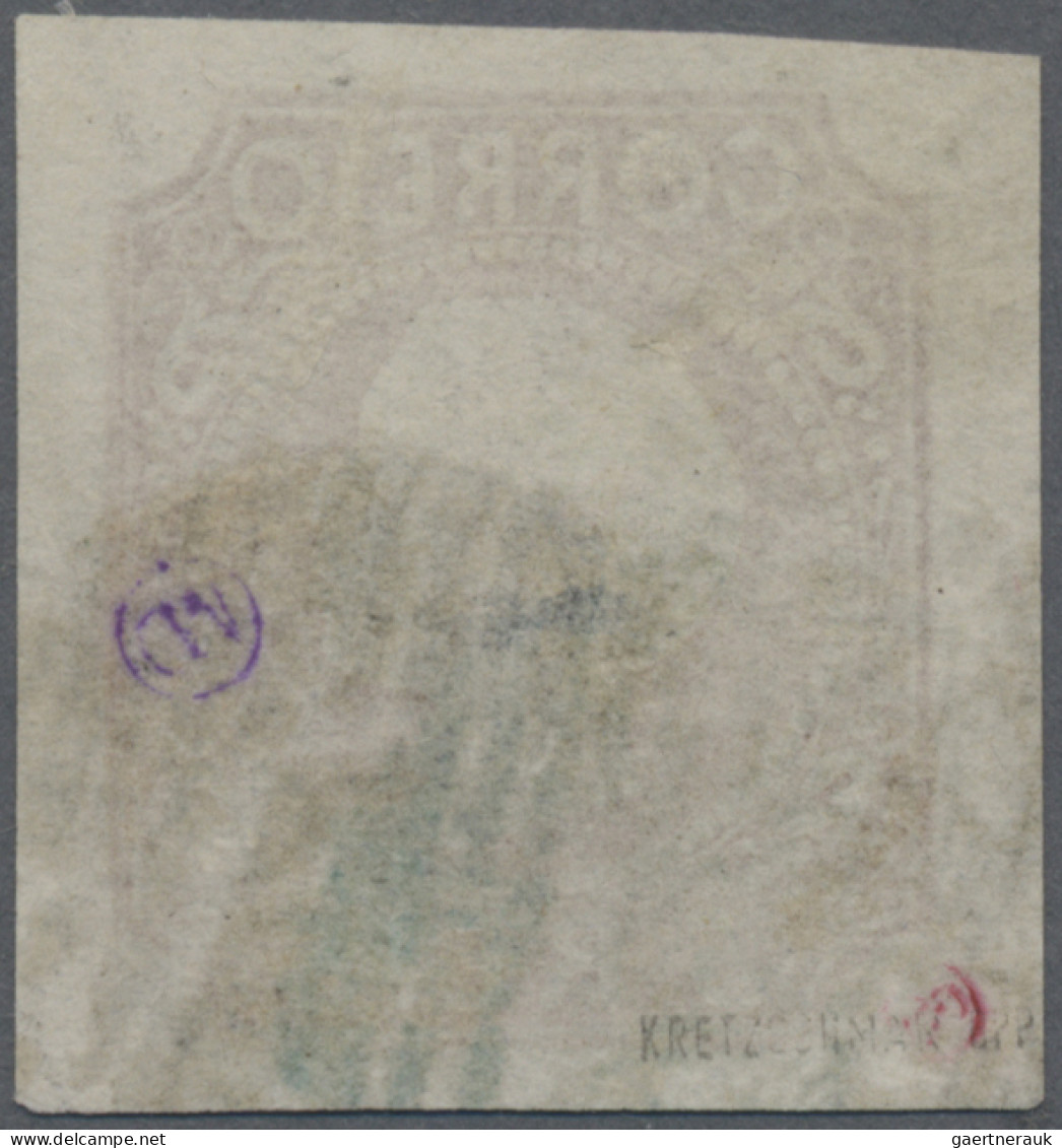 Portugal: 1865, King Pedro V Definitives, 5 R Red Brown, Wide Nearly Even Margin - Usado