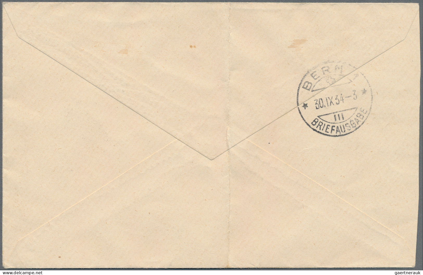 Schweiz: 1934 NABA-Block Auf R-FDC Mit Zentr. Ersttagsstempel Der Ausstellung, S - Briefe U. Dokumente