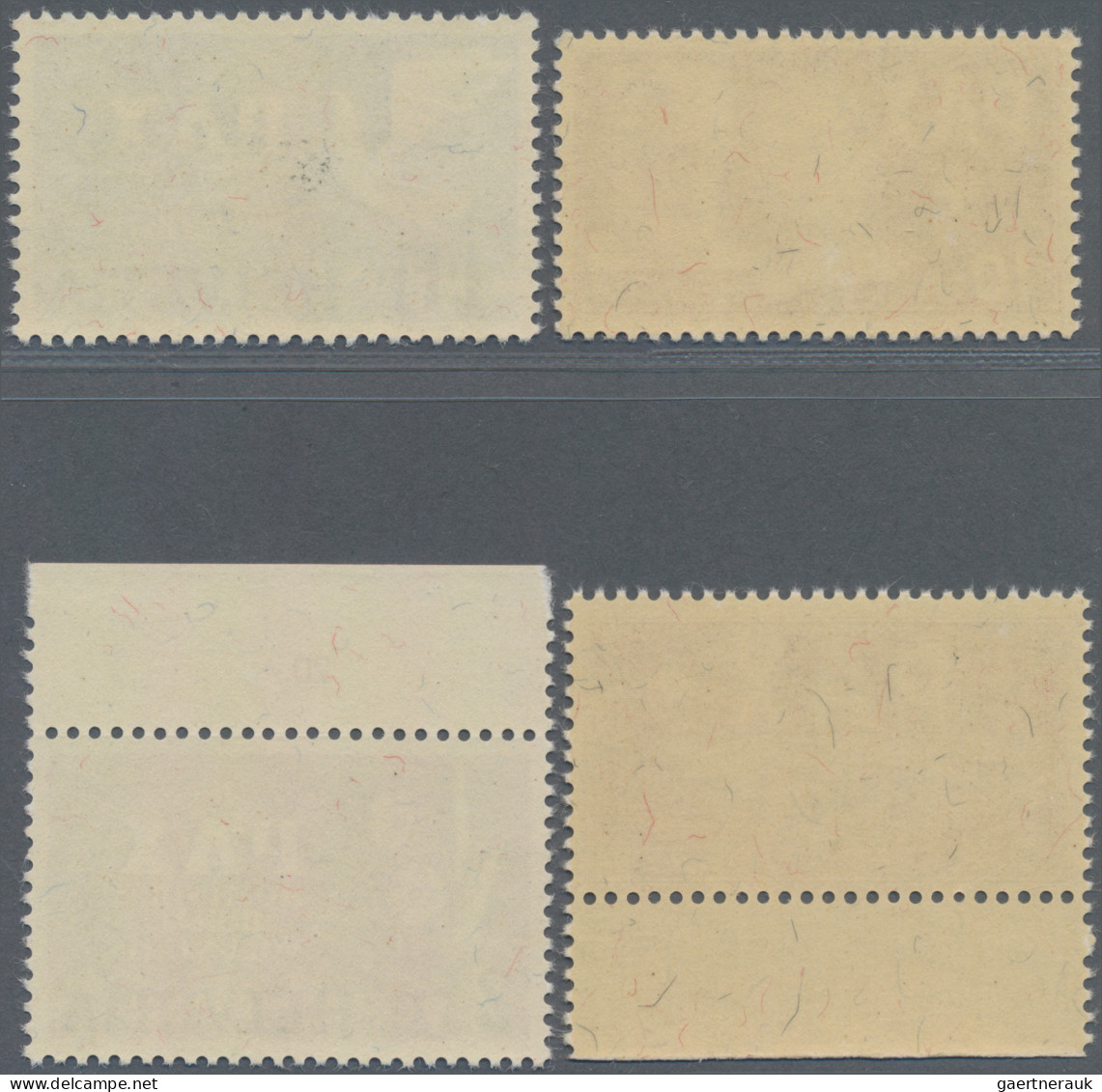 Schweiz: 1945, PAX Satz, Dabei 2 Und 5 Fr. Vom Rand - Unused Stamps