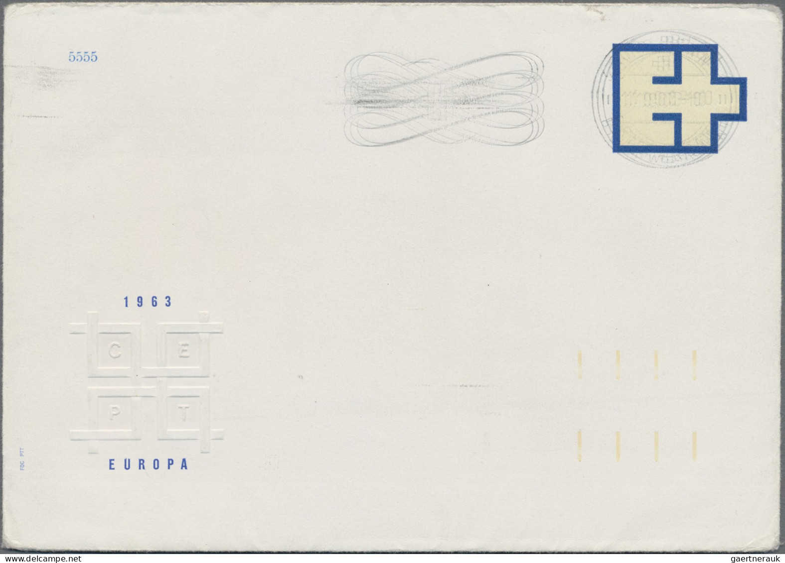 Schweiz - Besonderheiten: 1968, Sehr Seltener Ersttag-Umschlag "Cept 1963" Der P - Autres & Non Classés