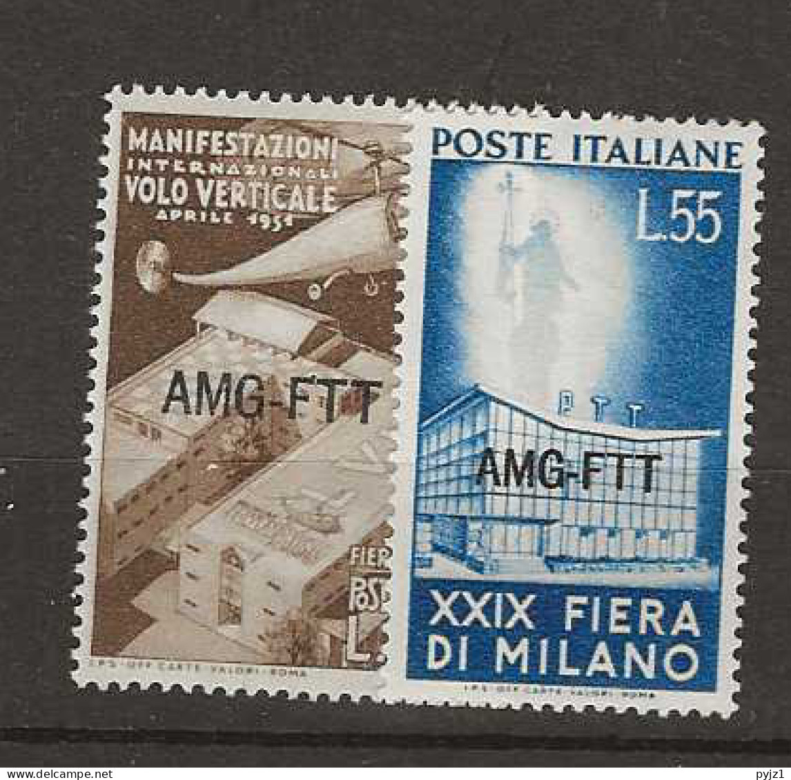 1951 MNH Triest, MIchel 143-44 Postfris** - Neufs