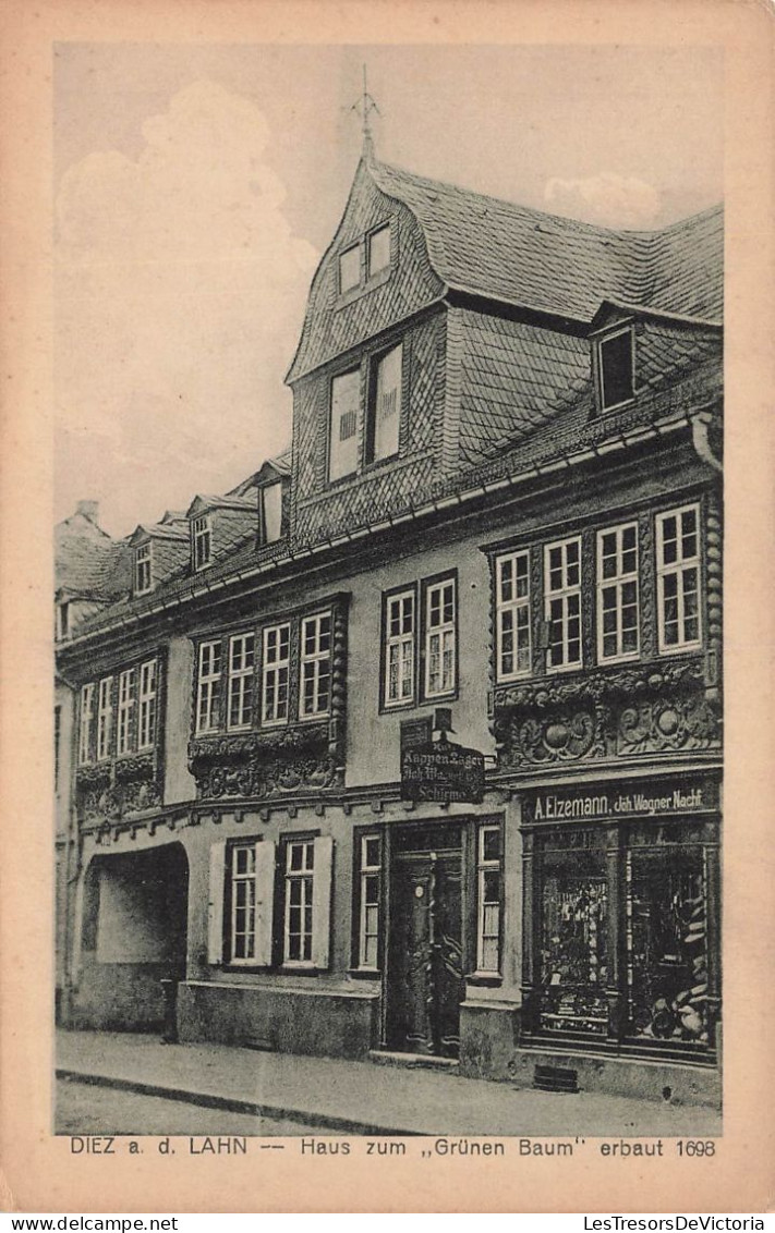 ALLEMAGNE - Diez A.d. Lahn - Haus Zum "Grünen Baum" Erbaut 1698 - Carte Postale Ancienne - Diez