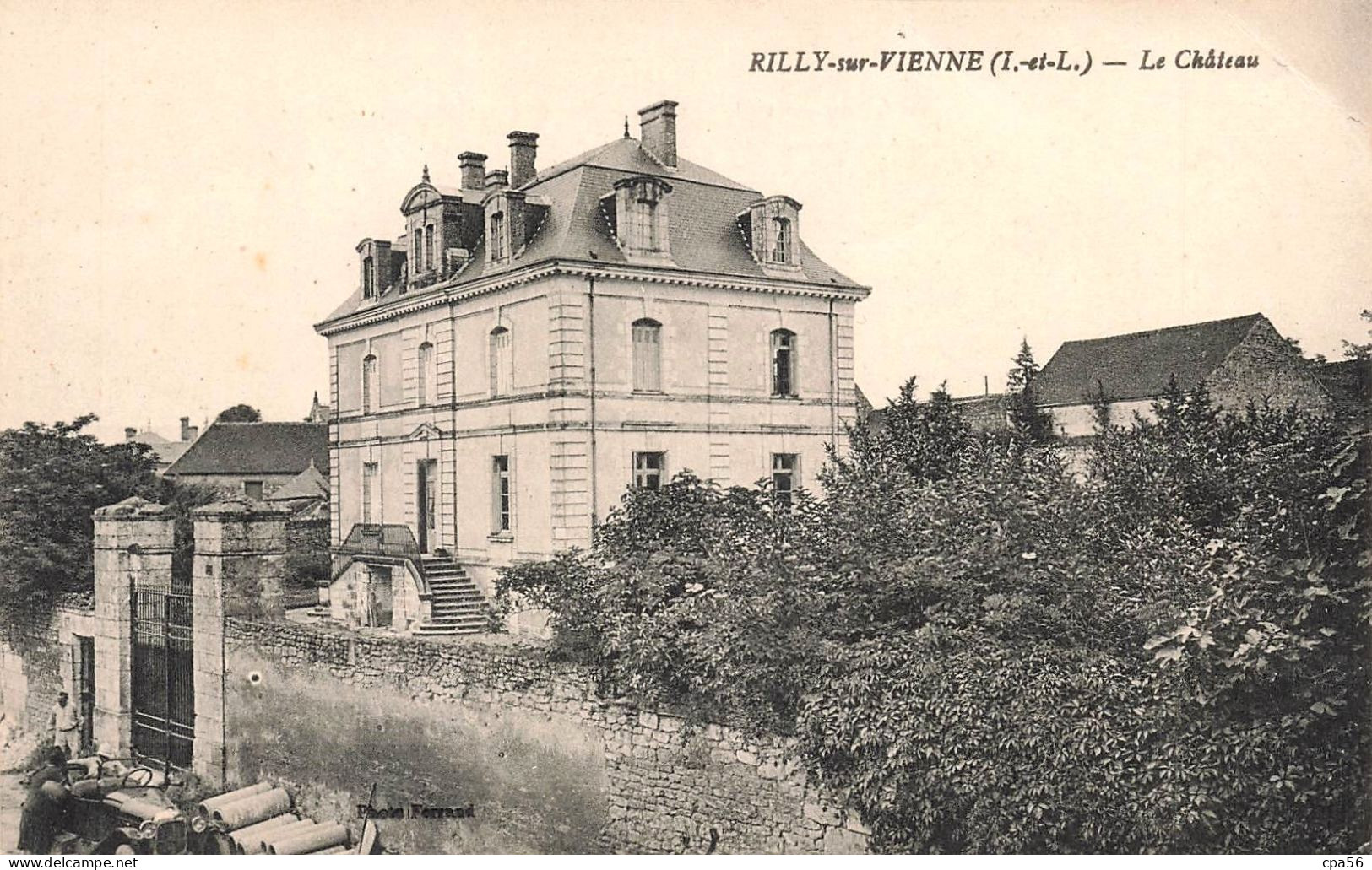 RILLY Sur Vienne - Le Château - Ferrand - + Automobile - VENTE DIRECTE X - Other & Unclassified