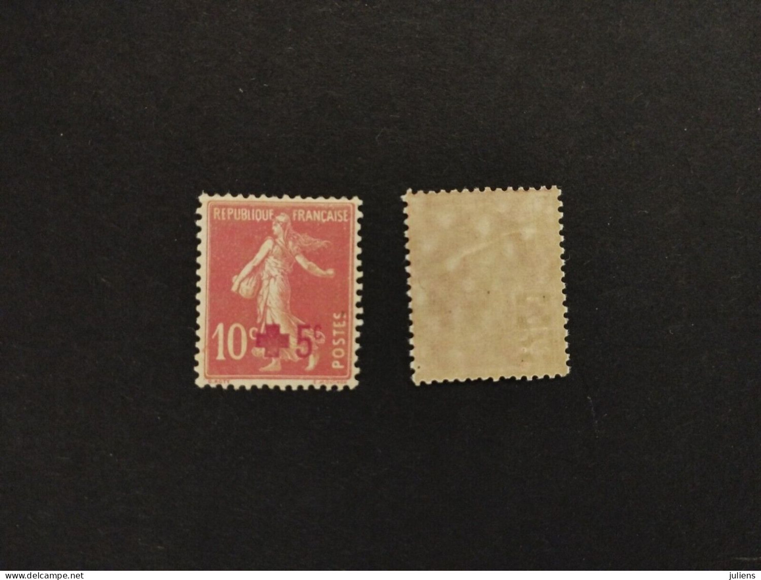 FRANCE CROIX ROUGE SEMEUSE N 146 147 DE 1914 NEUF** COTE +110€ #278 - Unused Stamps