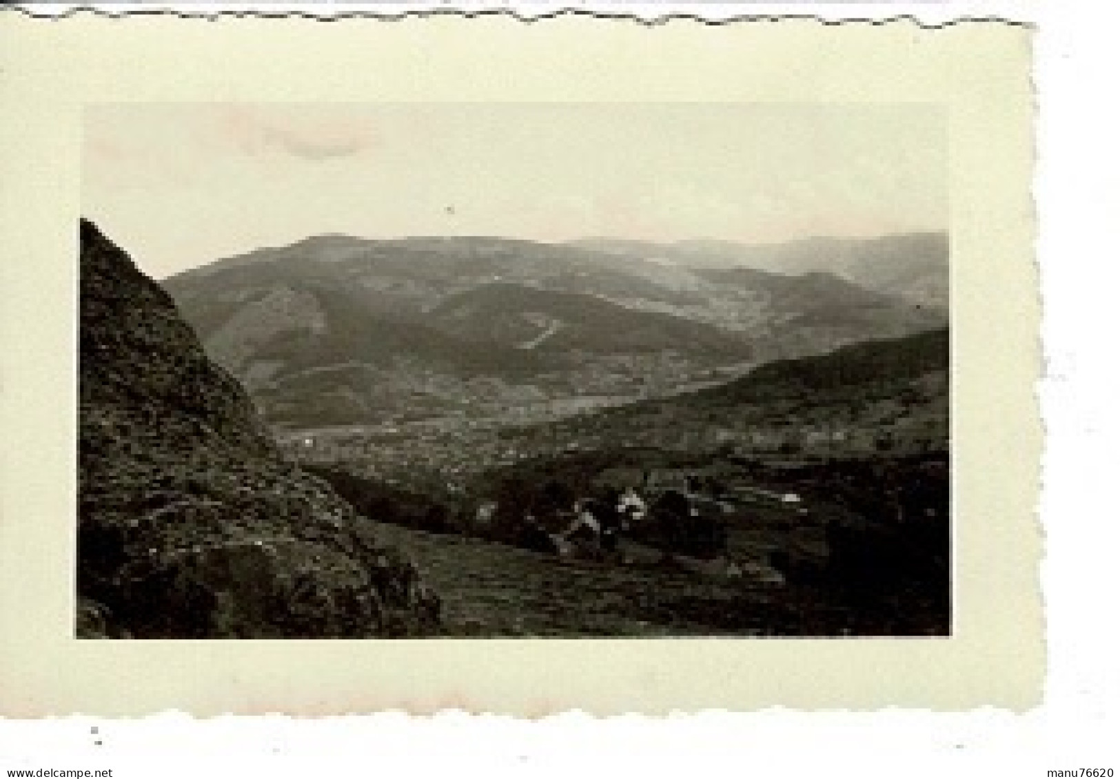 Ref 1 - Photo :  La Vallée Du Munster Vue Du Hoerleskopf ,  Alsace  - France . - Europa