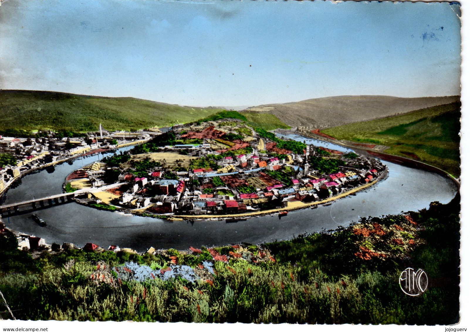 Monthermé La Boucle De La Meuse, écrite En 1959 - Montherme