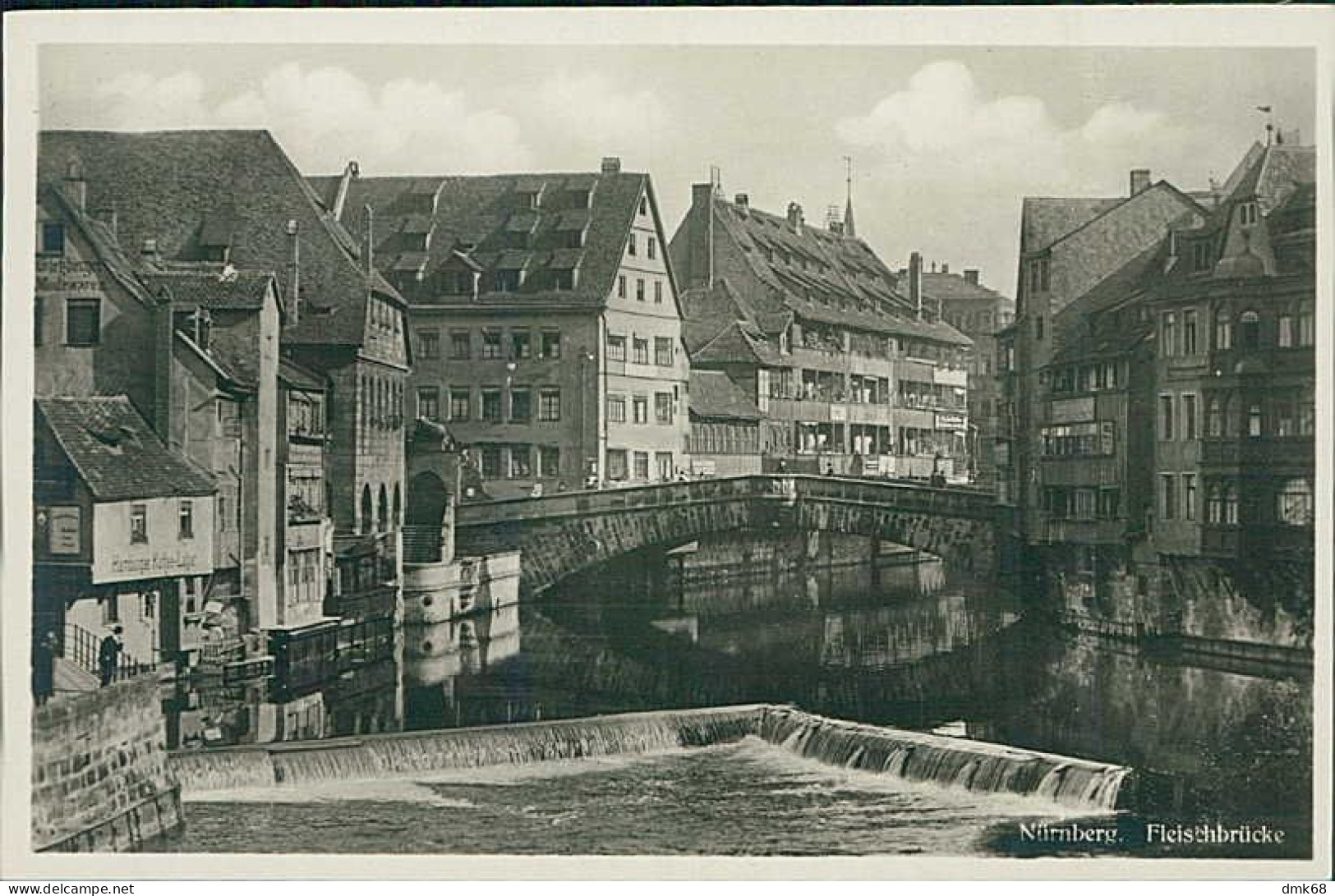 AK GERMANY - NURNBERG - FLESCHBRUCKE - VERLAG A. ZEMSCH - RPPC POSTCARD 1930s/40s  (18342) - Nürnberg