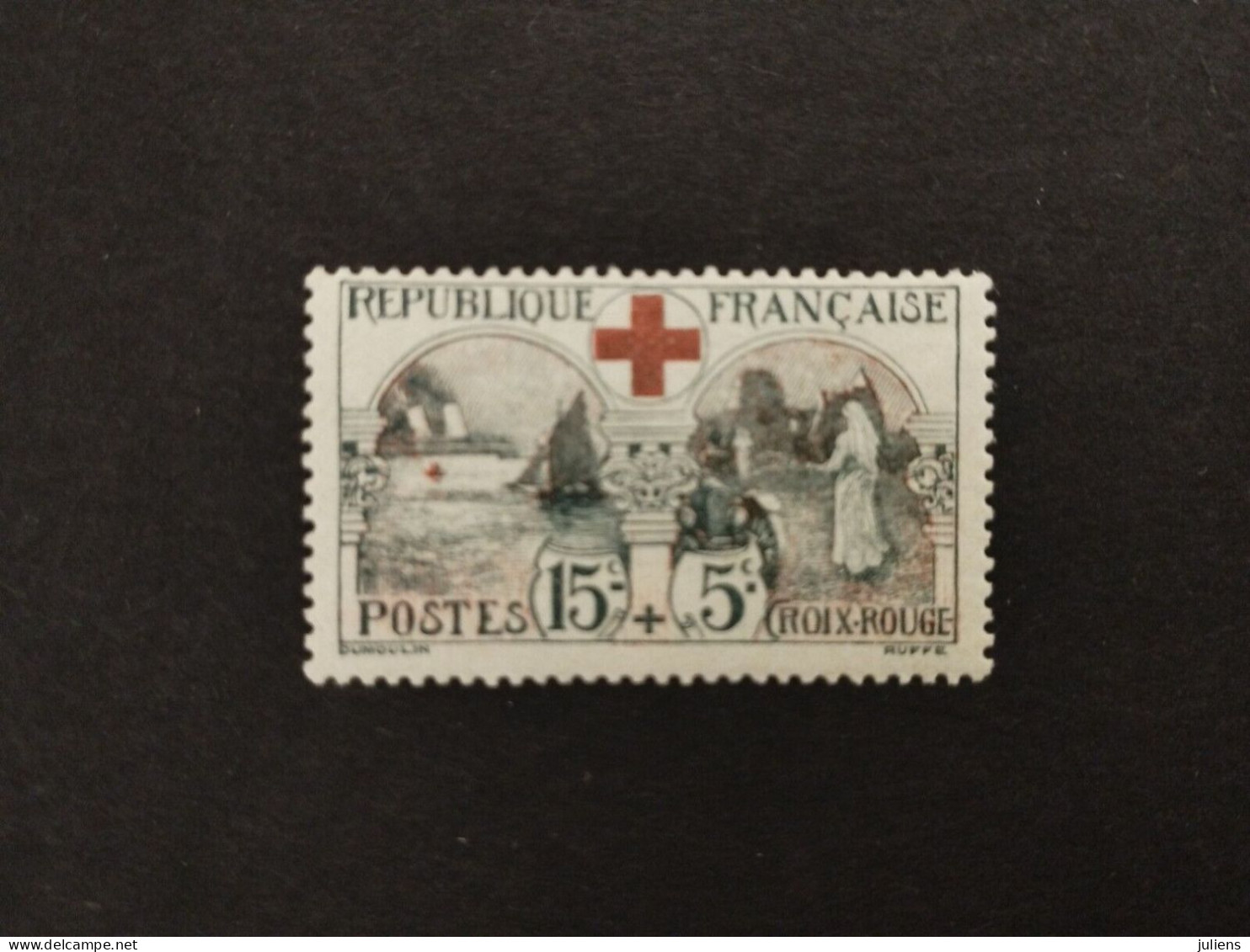 FRANCE CROIX ROUGE INFIRMIERE N 156 DE 1918 NEUF** MNH LUXE COTE +300€ #278 - Neufs