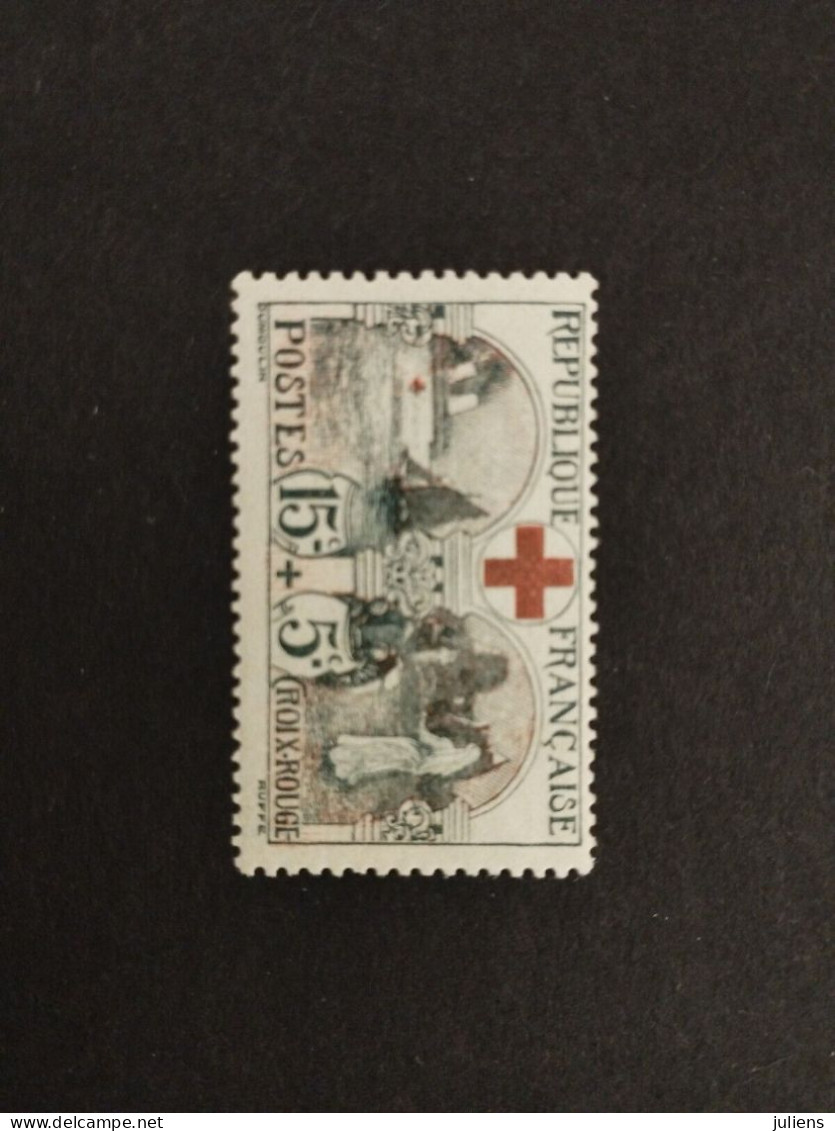 FRANCE CROIX ROUGE INFIRMIERE N 156 DE 1918 NEUF** MNH LUXE COTE +300€ #278 - Nuovi