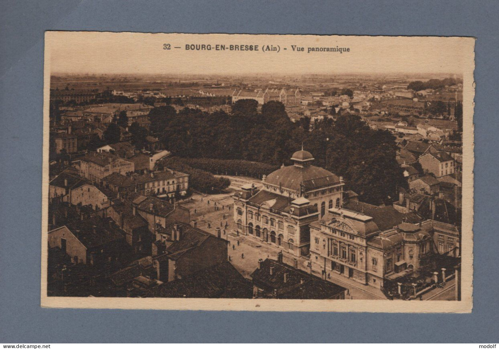 CPA - 01 - Bourg-en-Bresse - Vue Panoramique - Non Circulée - Brou - Kirche