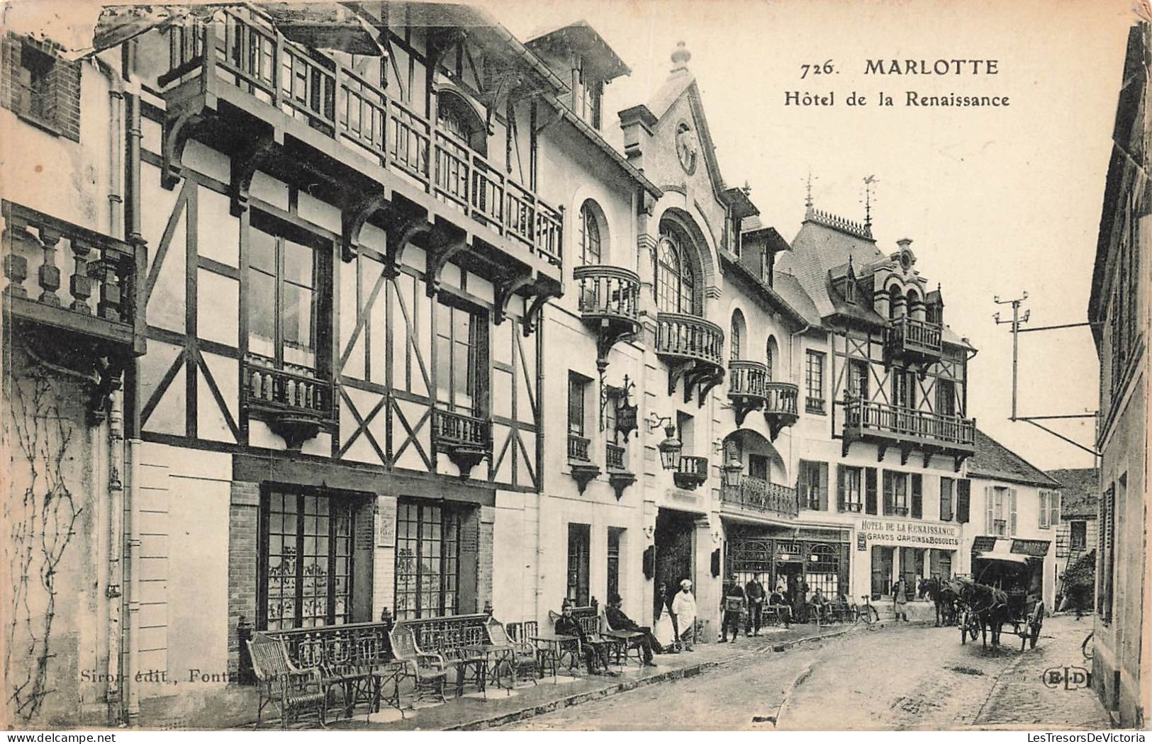 FRANCE - Marlotte - Vue Sur L'hôtel De La Renaissance - Animé - Carte Postale Ancienne - Altri & Non Classificati