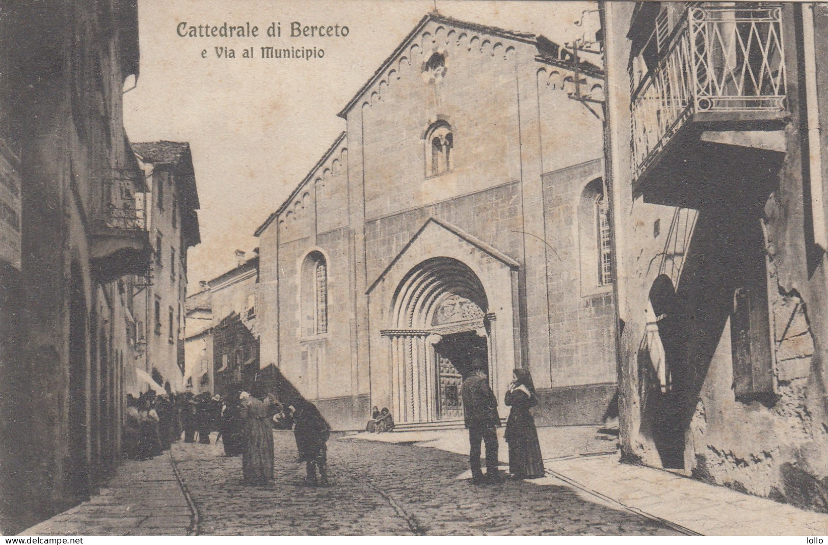 Emilia Romagna  -  Parma  -  Berceto  - Cattedrale E Via Al Municipio   -  F. Piccolo  - Nuova  - Bella Animata - Other & Unclassified