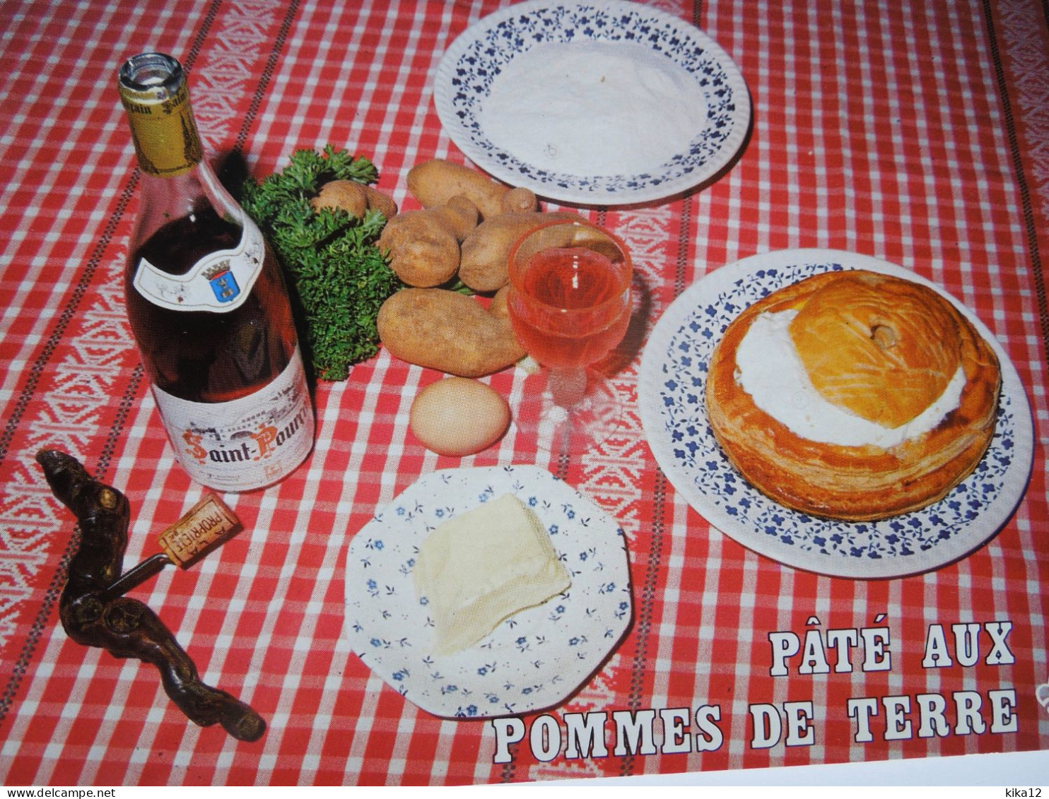 Recette Pâté Aux Pommes De Terre    CP240191 - Recepten (kook)