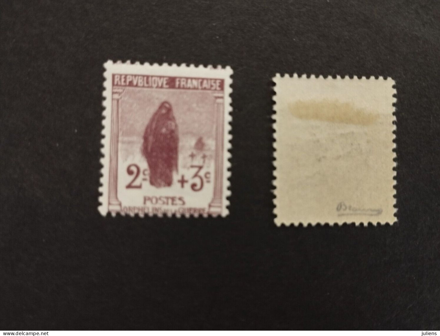 France 1 SERIE ORPHELINS DE LA GUERRE NEUF 148 149 150 151 152 153 154 155 SIGNE - Unused Stamps