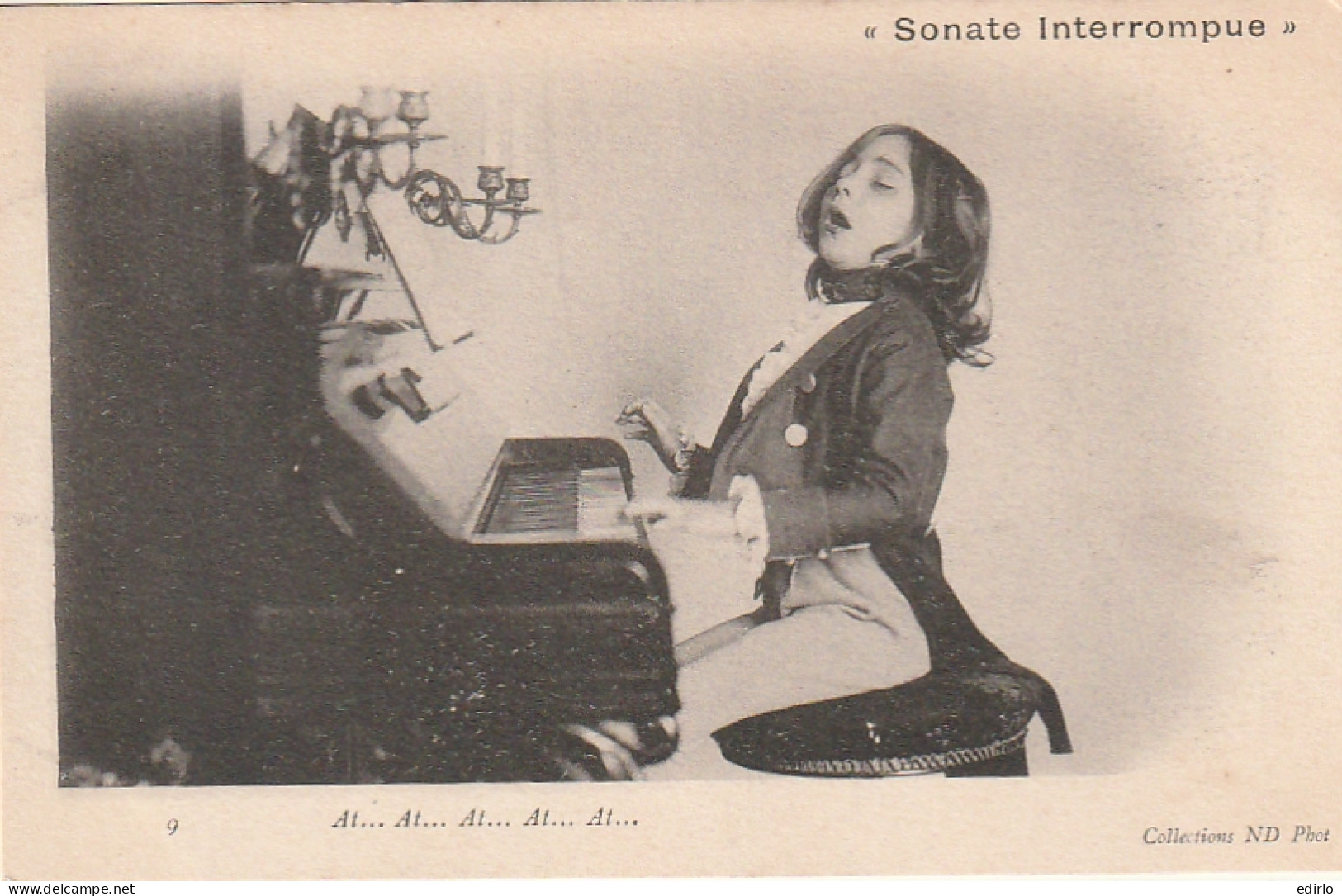 ***  HISTOIRE PHOTO ****   Enfants  -- Sonate Interrompue  --   Précurseur Neuf   TTB  - Geschichte