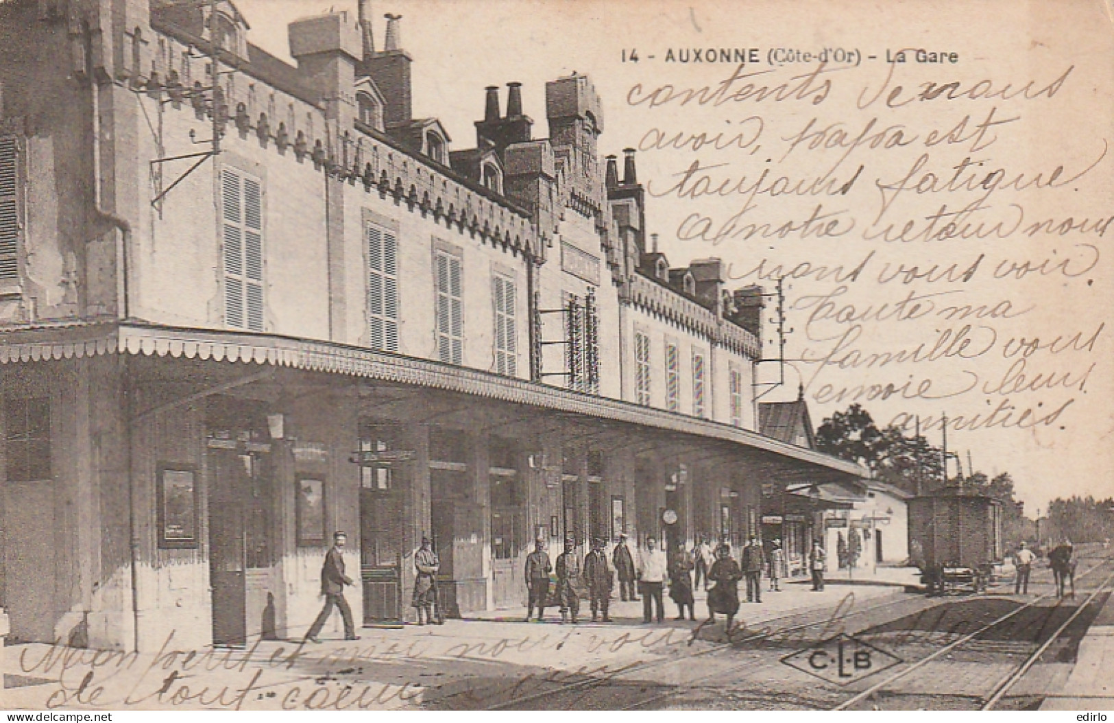 ***  21 ***   AUXONNE  La Gare  Vue Intérieure TTB  - Auxonne