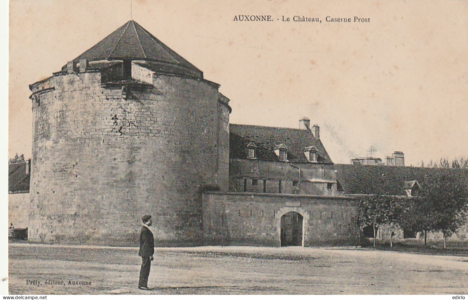 ***  21 ***  AUXONNE Le Château Caserne Prost  Timbrée TTB  - Auxonne