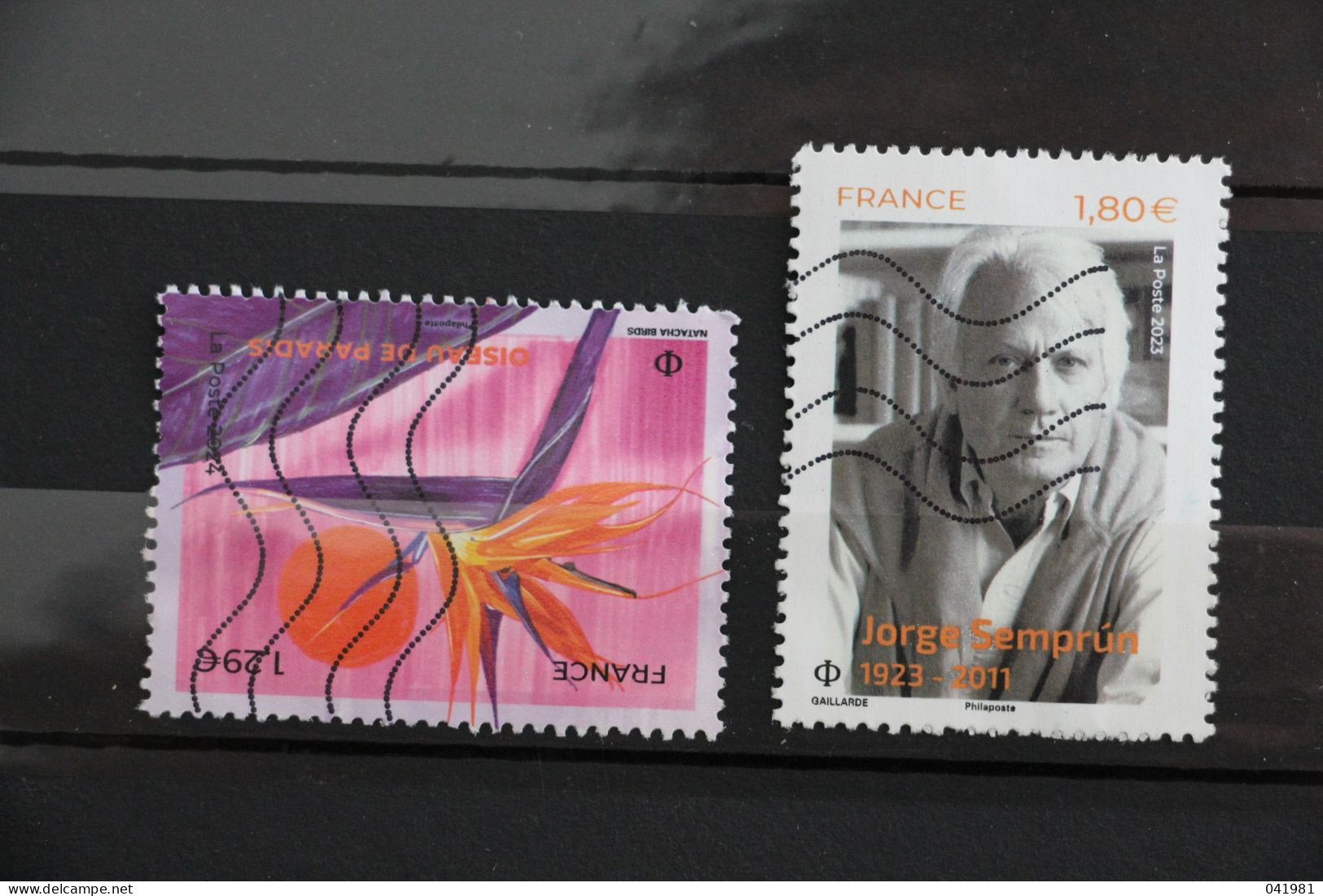 France 2024 / 2 Timbres " Oiseau De Paradis Et Jorge Semprun " / Oblitérés - Used Stamps