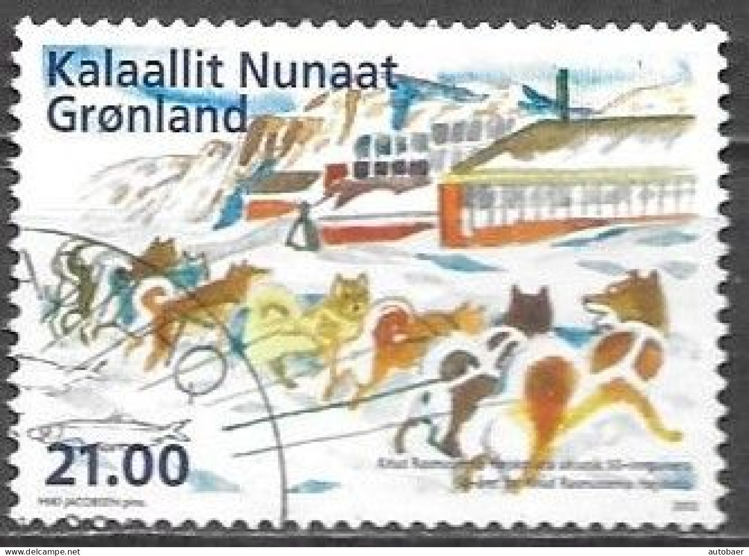 Grönland Greenland Gronland 2012 Knud Rasmussen Highschool School Michel 605 Used Obliteré Gest. - Used Stamps