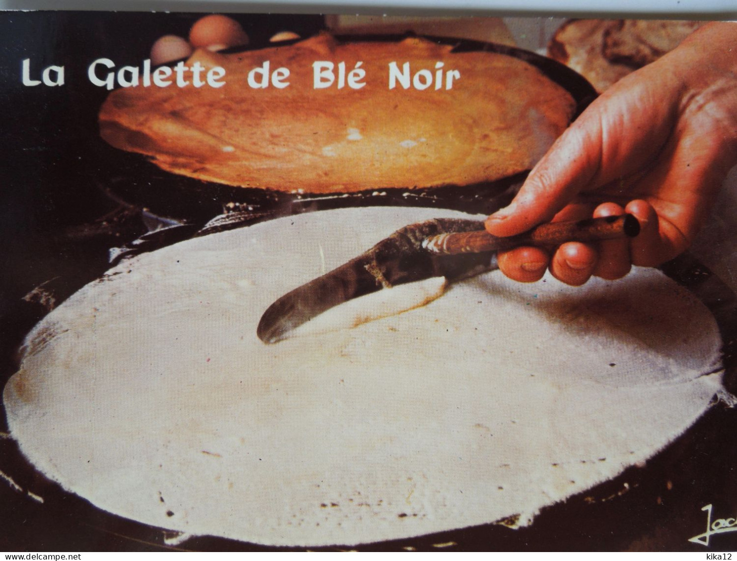 Recette La Galette De Blé Noir    CP240197 - Recettes (cuisine)