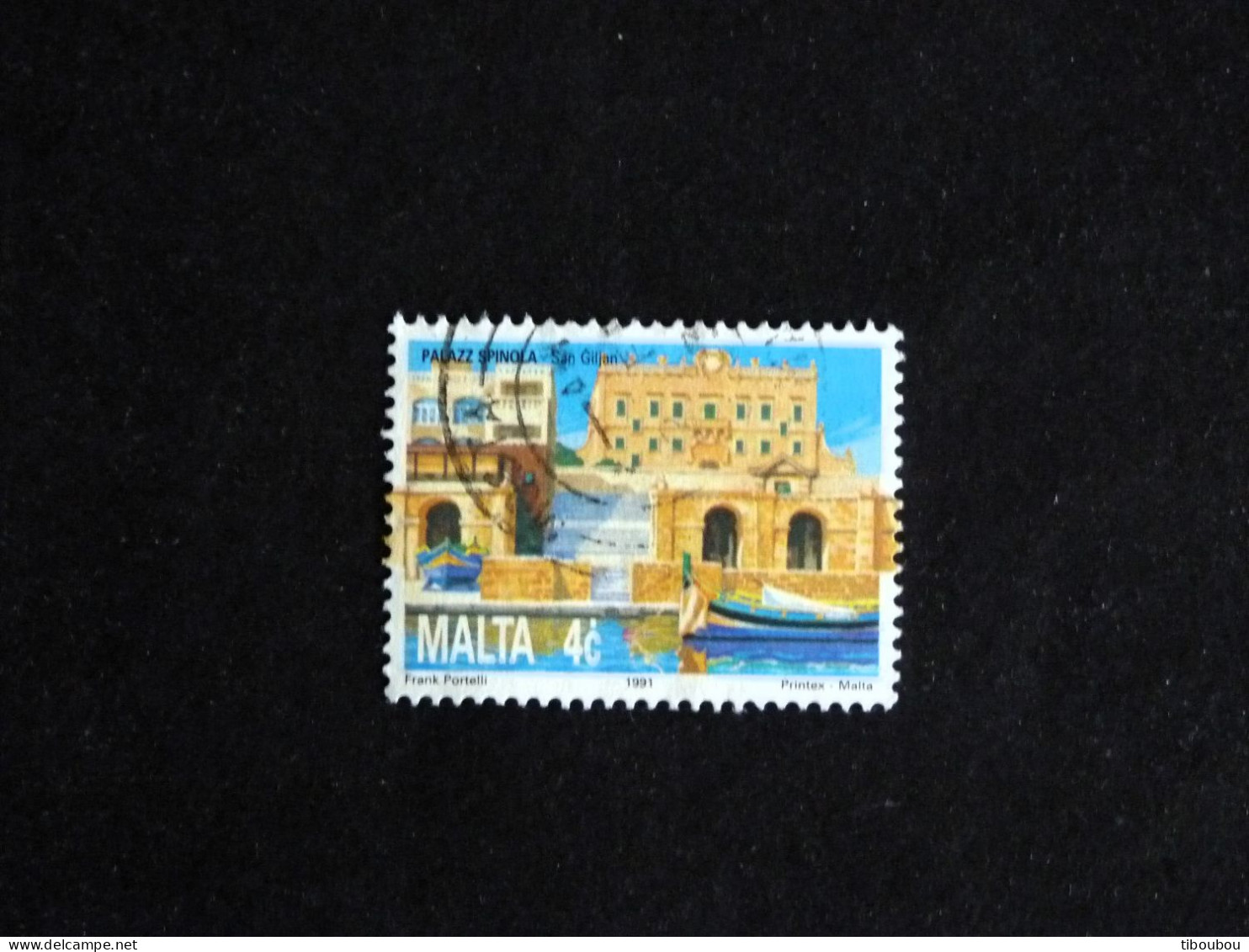 MALTE MALTA YT 853 OBLITERE - PALAIS SPINOLA A SAN GILJAN - Malta