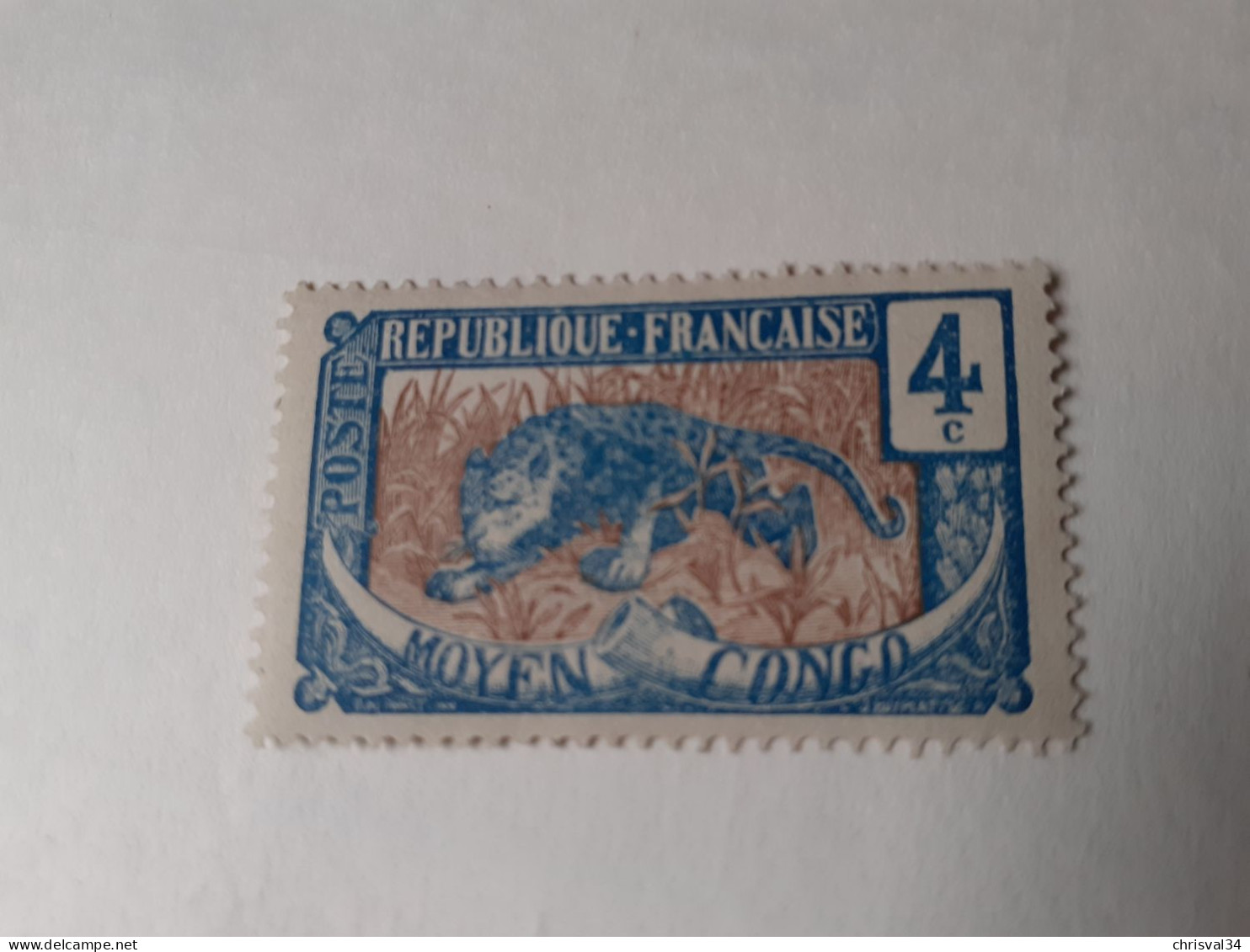 TIMBRE  CONGO    N  50     COTE  1,00  EUROS    NEUF  TRACE  CHARNIERE - Nuovi