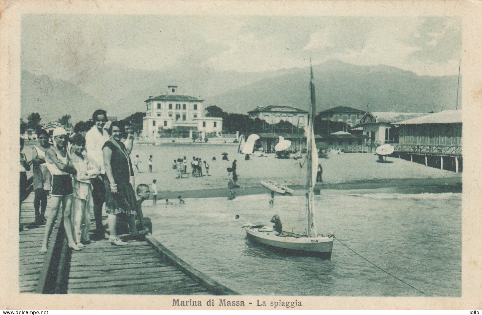 Toscana   -  Massa  -  Marina Di Massa   -   La Spiaggia   -  F. Piccolo  -  Viagg  - Bella Animata - Massa