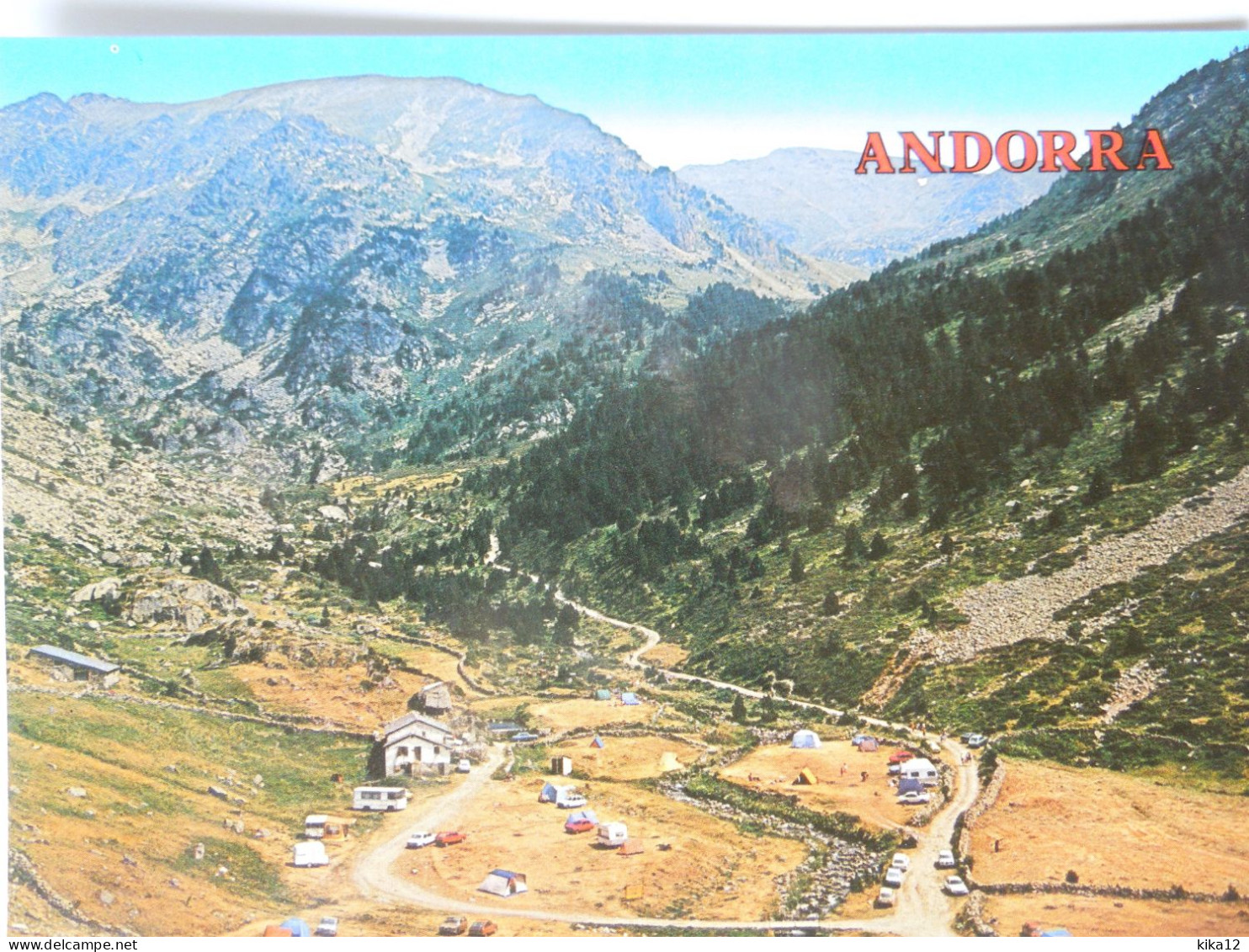 Andorre  Soldeu  Vall D'Incles  La Vue Aérienne    CP240203 - Andorre