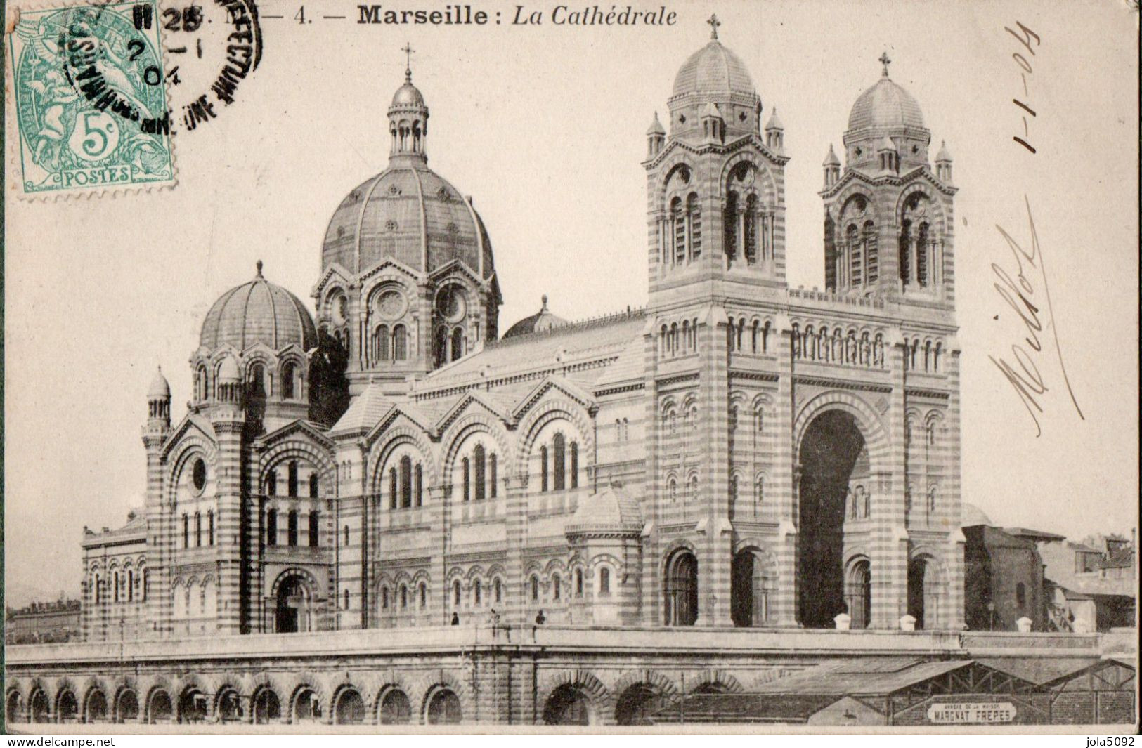 13 - MARSEILLE - La Cathérale - Joliette, Hafenzone