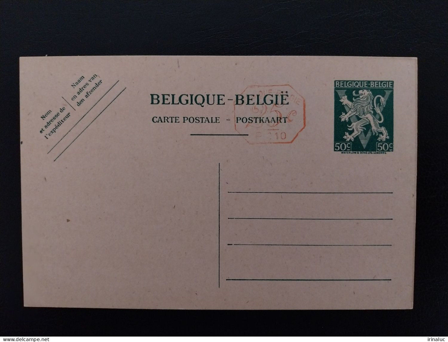 Briefkaart 137-I M1 - Cartes Postales 1934-1951