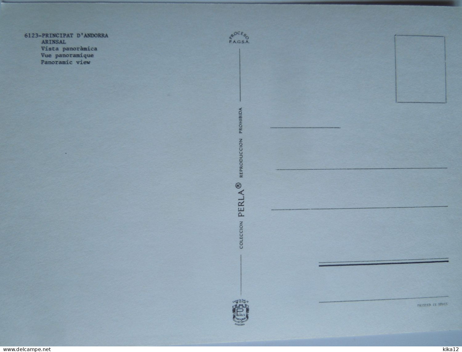 Andorre  Arinsal  Vue Panoramique    CP240207 - Andorre