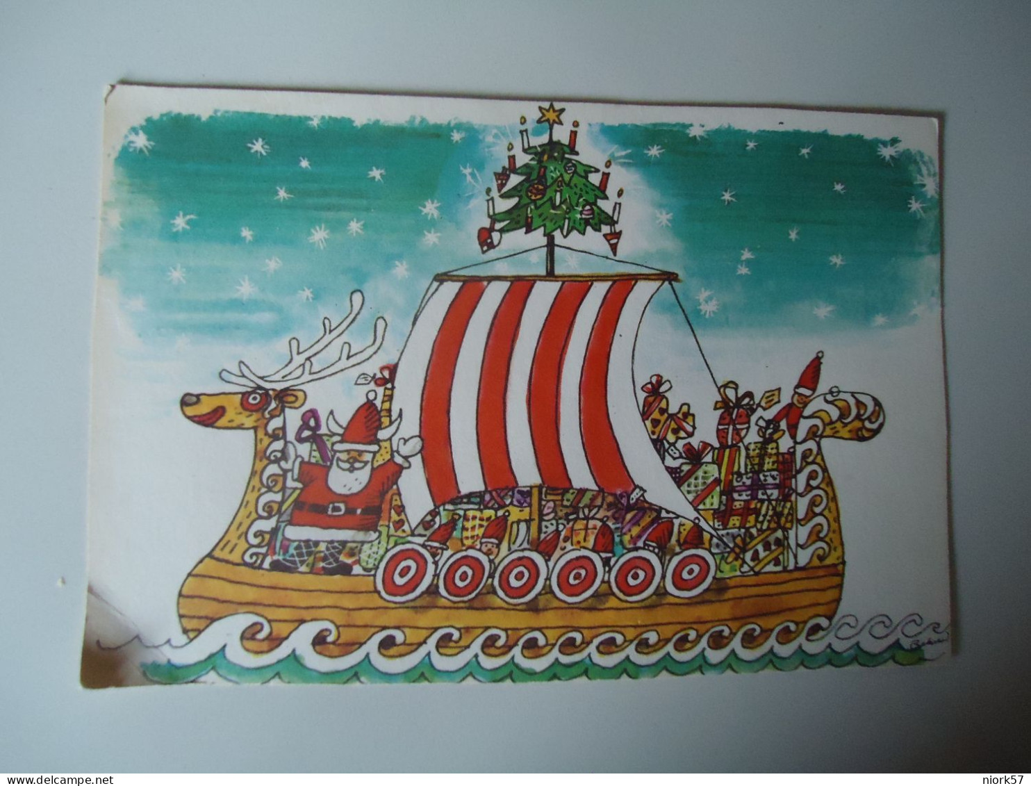 SHIPS CHRISTMAS   POSTCARDS  GREETING   MORE  PURHASES 10% DISCOUNT - Autres & Non Classés