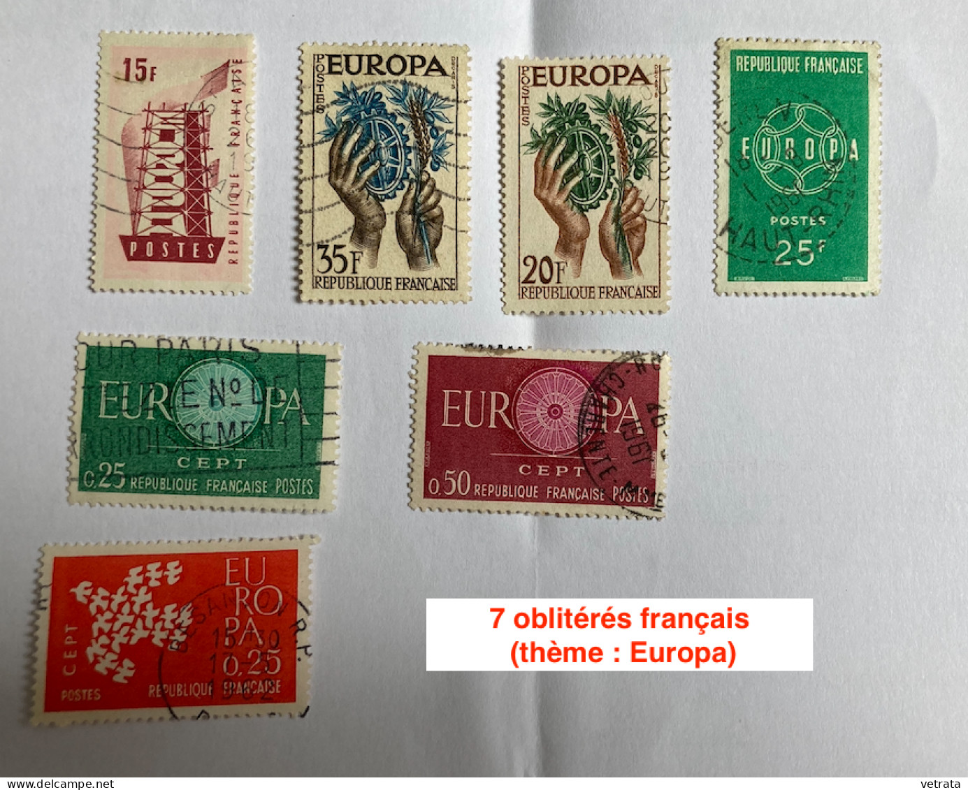11 Enveloppes Premier Jour :  Europa  (1959/71 avec 14 timbres Europa) & 2 Cartes Europa (Timbre Bleu & Timbre Rouge - 1