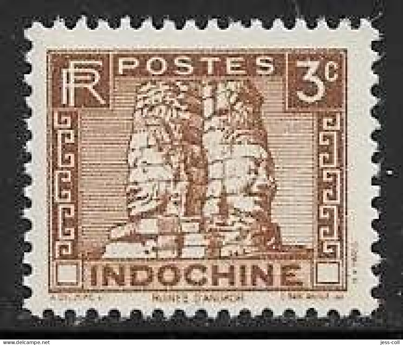 Yvert 157 3 C Brun - * - Unused Stamps