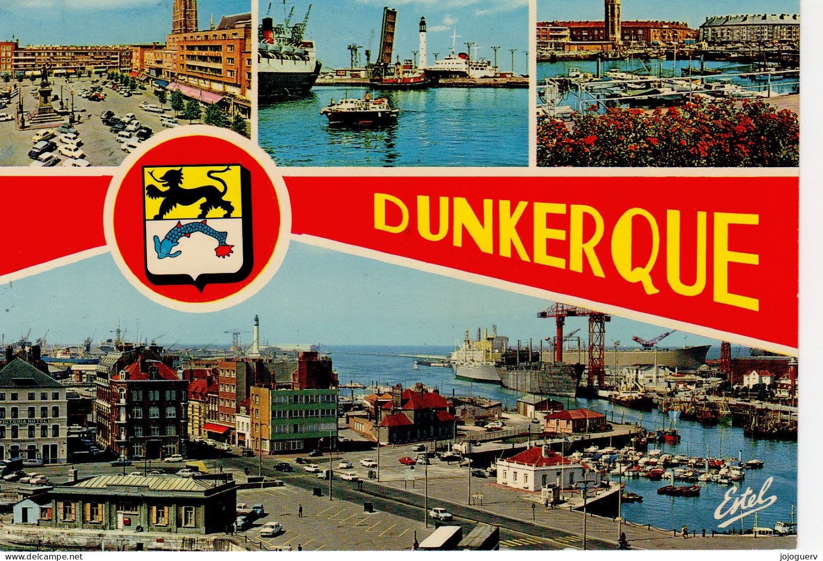 Dunkerque Pl JB, L'écluse Trystram ,le Phare La Tour Du Leughenaer , Le Port Les Chantiers Navals ,le Quartier Mari,1973 - Dunkerque