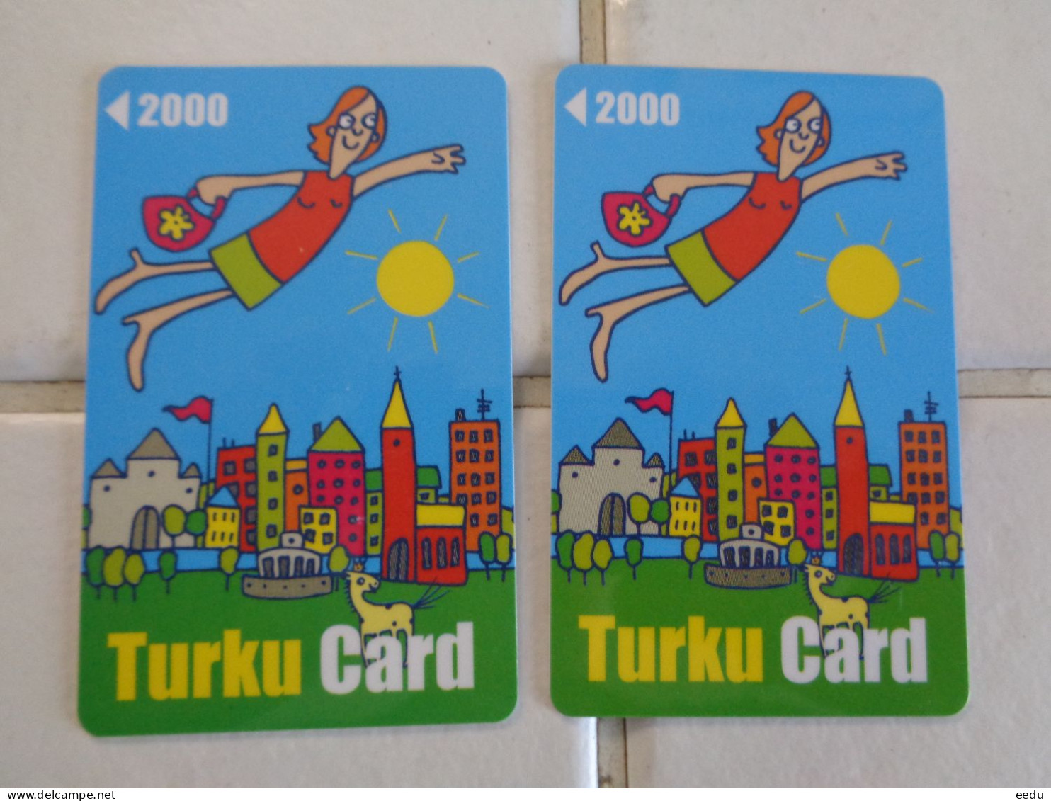 Finland Phonecard Turku P70A + P70B ( 2 Cards ) - Finland