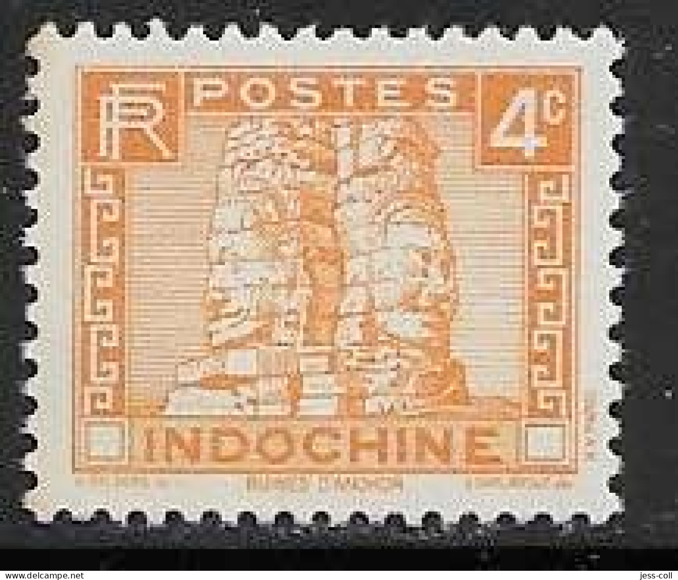 Yvert 158B 4 C Orange - ** - Unused Stamps