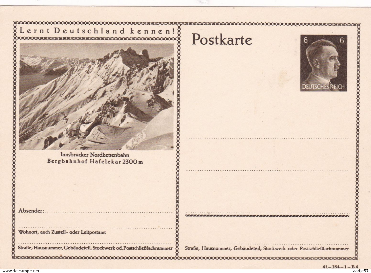 Innsbrucker Nordkettenbahn Bergbahnhof Hafelekar - Briefkaarten